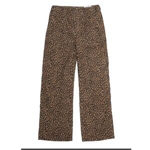 Zadig & Voltaire Polis Jac Leo Leopard Print Cropped Pants‎ Size 38 / US 8